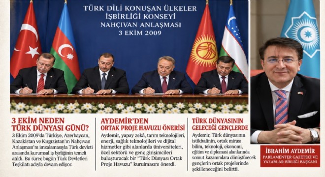 İbrahim Aydemir: Türk dünyası ortak üretim çağını başlatmalı
