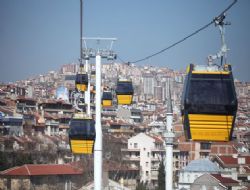 Başkent ulaşımında teleferik dönemi salı günü başlıyor