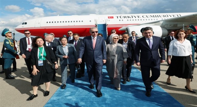 Cumhurbaşkanı Erdoğan Kazakistan da
