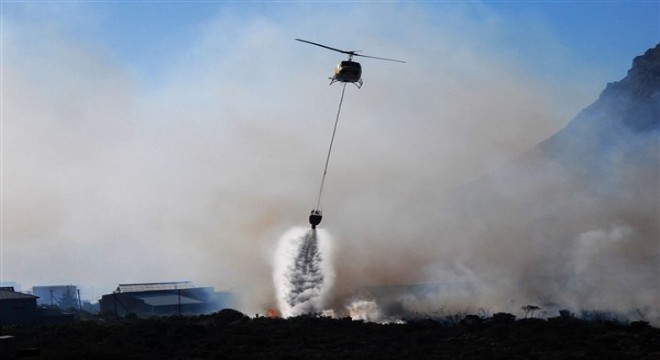 Denizli deki orman yangınına 347 personelle müdahale ediliyor