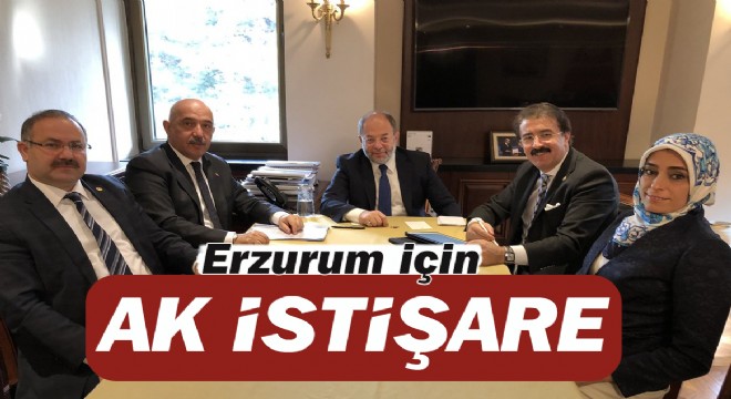 Erzurum için AK İstişare