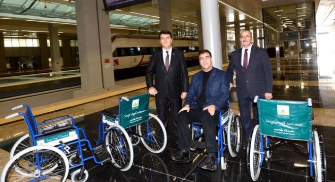 Osmangazi’den gara tekerlekli sandalye