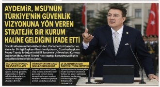 PGYB Bşk. Aydemir, Milli Savunma Üniversitesi Türkiye’nin güvenlik vizyonuna yön veriyor!